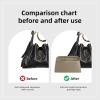 imageDGAZ Silk Purse Organizer Insert Fits Chanel 25 HandbagsSilky Smooth Bag OrganizerLuxury Handbag ampamp Tote ShaperBlackSmallGris Tourterelle