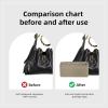 imageDGAZ Silk Purse Organizer Insert Fits Chanel 25 HandbagsSilky Smooth Bag OrganizerLuxury Handbag ampamp Tote ShaperBlackSmallGris Tourterelle