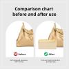 imageDGAZ Silk Purse Organizer Insert Fits Chanel 25 HandbagsSilky Smooth Bag OrganizerLuxury Handbag ampamp Tote ShaperBlackSmallJaune poussin