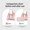 imageDGAZ Silk Purse Organizer Insert Fits Chanel 25 HandbagsSilky Smooth Bag OrganizerLuxury Handbag ampamp Tote ShaperBlackSmallPink