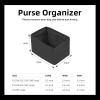 imageDGAZ Silk Purse Organizer Insert Fits Chanel Duma BagsSilky Smooth Bag OrganizerLuxury Handbag ampamp Tote ShaperBlack22A22C23C24P SmallBlack