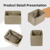 imageDGAZ Silk Purse Organizer Insert Fits Chanel Duma BagsSilky Smooth Bag OrganizerLuxury Handbag ampamp Tote ShaperBlack22A22C23C24P SmallGris tourterelle