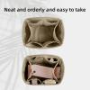 imageDGAZ Silk Purse Organizer Insert Fits Chanel Duma BagsSilky Smooth Bag OrganizerLuxury Handbag ampamp Tote ShaperBlack22A22C23C24P SmallGris tourterelle