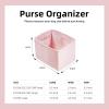 imageDGAZ Silk Purse Organizer Insert Fits Chanel Duma BagsSilky Smooth Bag OrganizerLuxury Handbag ampamp Tote ShaperBlack22A22C23C24P SmallPink
