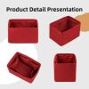 imageDGAZ Silk Purse Organizer Insert Fits Chanel Duma BagsSilky Smooth Bag OrganizerLuxury Handbag ampamp Tote ShaperBlack22A22C23C24P SmallRouge Cassque