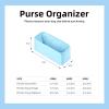 imageDGAZ Silk Purse Organizer Insert Fits Dior Djoy BagsSilky Smooth Bag OrganizerLuxury Handbag ampamp Tote ShaperBlackDjoy SCandy Blue
