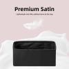 imageDGAZ Silk Purse Organizer Insert Fits Dior Djoy BagsSilky Smooth Bag OrganizerLuxury Handbag ampamp Tote ShaperBlackDjoy SCustom