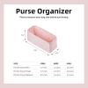imageDGAZ Silk Purse Organizer Insert Fits Dior Djoy BagsSilky Smooth Bag OrganizerLuxury Handbag ampamp Tote ShaperBlackDjoy SPink