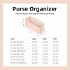 imageDGAZ Silk Purse Organizer Insert Fits Dior Djoy BagsSilky Smooth Bag OrganizerLuxury Handbag ampamp Tote ShaperBlackDjoy SRose dragee