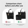 imageDGAZ Silk Purse Organizer Insert Fits Dior Toujours Vertical Tote BagsSilky Smooth Bag OrganizerLuxury Handbag ampamp Tote ShaperBiscuitSmallBlack
