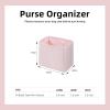 imageDGAZ Silk Purse Organizer Insert Fits DiorBooktote Mini Vertical bagsSilky Smooth Bag OrganizerLuxury Handbag ampamp Tote ShaperTreasure bluePink