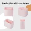 imageDGAZ Silk Purse Organizer Insert Fits DiorBooktote Mini Vertical bagsSilky Smooth Bag OrganizerLuxury Handbag ampamp Tote ShaperTreasure bluePink