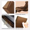 imageDGAZ Silk Purse Organizer Insert Fits Hermes Kelly Elan BagsSilky Smooth Bag OrganizerLuxury Handbag ampamp Tote ShaperBlackGold