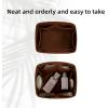 imageDGAZ Silk Purse Organizer Insert Fits LV Nano Noe bagsSilky Smooth Bag OrganizerLuxury Handbag ampamp Tote ShaperBlackNoe ExtraLargeGold
