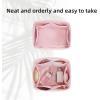imageDGAZ Silk Purse Organizer Insert Fits LV Nano Noe bagsSilky Smooth Bag OrganizerLuxury Handbag ampamp Tote ShaperBlackNoe ExtraLargePink