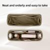 imageDGAZ Silk Purse Organizer Insert Fits LV Side Trunk bagsSilky Smooth Bag OrganizerLuxury Handbag ampamp Tote ShaperBlackSide Trunk SEtoupe grey