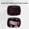 imageDGAZ Silk Purse Organizer Insert For Chanel 23s24s Salzburg Backpack BagsSilky Smooth Bag OrganizerLuxury Handbag ampamp Tote ShaperFuchsia23s24s salzburg Backpack LFuchsia