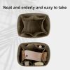 imageDGAZ Silk Purse Organizer Insert For Chanel 23s24s Salzburg Backpack BagsSilky Smooth Bag OrganizerLuxury Handbag ampamp Tote ShaperFuchsia23s24s salzburg Backpack LEtoupe grey