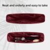 imageDGAZ Silk Purse Organizer Insert For Chanel 31 BagsSilky Smooth Bag OrganizerLuxury Handbag ampamp Tote ShaperRose pourpre31 bag miniRouge h
