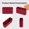 imageDGAZ Silk Purse Organizer Insert For Chanel Gabrielle BagsSilky Smooth Bag OrganizerLuxury Handbag ampamp Tote ShaperRouge CassqueSmallRouge Cassque
