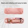 imageDGAZ Silk Purse Organizer Insert For Chanel Kelly bagsSilky Smooth Bag OrganizerLuxury Handbag ampamp Tote ShaperBlackLargePink