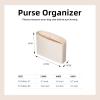 imageDGAZ Silk Purse Organizer Insert For Hermes Cabas 2740 Bags Luxury Handbag ampamp Tote Organizer Simplicity bag organizerBlackCabas27Craie