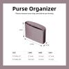 imageDGAZ Silk Purse Organizer Insert For Hermes Cabas 2740 Bags Luxury Handbag ampamp Tote Organizer Simplicity bag organizerBlackCabas27Konjac Purple