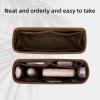 imageDGAZ Silk Purse Organizer Insert For Hermes Geta bagsSilky Smooth Bag OrganizerLuxury Handbag ampamp Tote ShaperBlackGold