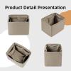 imageDGAZ Silk Purse Organizer Insert For LV Bella BagsSilky Smooth Bag OrganizerLuxury Handbag ampamp Tote ShaperBlackGris tourterelle