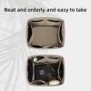 imageDGAZ Silk Purse Organizer Insert For LV Bella BagsSilky Smooth Bag OrganizerLuxury Handbag ampamp Tote ShaperBlackGris tourterelle