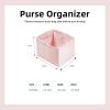 imageDGAZ Silk Purse Organizer Insert For LV Bella BagsSilky Smooth Bag OrganizerLuxury Handbag ampamp Tote ShaperBlackPink