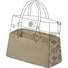 imageDGAZ Silk Purse Organizer Insert For On My Side bagsSilky Smooth Bag OrganizerLuxury Handbag ampamp Tote ShaperBlackSEtoupe grey