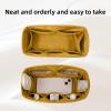 imageDGAZ Silk Purse Organizer Insert For On My Side bagsSilky Smooth Bag OrganizerLuxury Handbag ampamp Tote ShaperBlackSJaune amber
