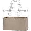imageDGAZ Silk Handbag Organizer Insert Fits LV ONTHEGO bagsSilky Smooth Bag OrganizerLuxury Handbag ampamp Tote ShaperBlackBBGris tourterelle