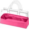 imageDGAZ Silk Handbag Organizer Insert Fits LV ONTHEGO bagsSilky Smooth Bag OrganizerLuxury Handbag ampamp Tote ShaperBlackBBMagonlia