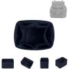 imageDGAZ Silk Purse Organizer Insert Fits Chanel Duma BagsSilky Smooth Bag OrganizerLuxury Handbag ampamp Tote ShaperBlack22A22C23C24P SmallBlue nuit