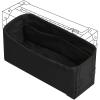 imageDGAZ Silk Purse Organizer Insert Fits LV Side Trunk bagsSilky Smooth Bag OrganizerLuxury Handbag ampamp Tote ShaperBlackSide Trunk SBlack