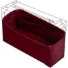 imageDGAZ Silk Purse Organizer Insert Fits LV Side Trunk bagsSilky Smooth Bag OrganizerLuxury Handbag ampamp Tote ShaperBlackSide Trunk SRouge Cassque