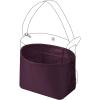 imageDGAZ Silky Purse Organizer Insert Fits LV All In BBLarge Bags Luxury Handbag ampamp Tote Organizers Simplicity bag organizerBlackLargeFuchsia