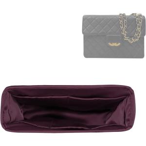 imageDGAZ Custom Purse Organizer insert For Chanel Vintage bagsSilky Smooth Bag OrganizerLuxury Handbag ampamp Tote ShaperCustomcustomFuchsia
