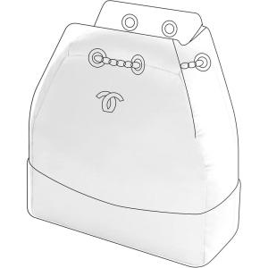 imageDGAZ Custom Purse Pillow Shaper insert For Chanel Gabrielle Backpack bagsSilky Pillow Shaper for Luxury HandbagsCustomcustomWhite