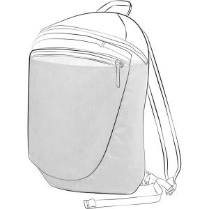 imageDGAZ Lightweight Purse Organizer Insert for ARCTERYXHeliad Backpack Bagssilk and DupontPaper handbag inner for Luxury BagHeliad 15LBlackWhite