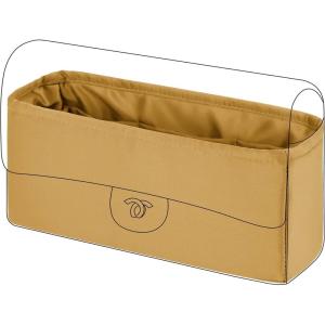 imageDGAZ Purse Organizer Insert For Chanel Mini Square 17 BagsSilk Bag OrganizerLuxury Handbag ampamp Tote ShaperRose lipstickMini Square 17Biscuit color