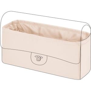 imageDGAZ Purse Organizer Insert For Chanel Mini Square 17 BagsSilk Bag OrganizerLuxury Handbag ampamp Tote ShaperRose lipstickMini Square 17Craie