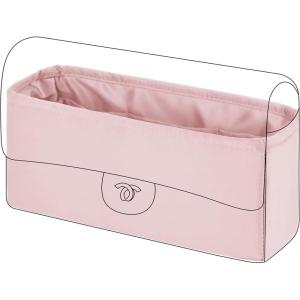 imageDGAZ Purse Organizer Insert For Chanel Mini Square 17 BagsSilk Bag OrganizerLuxury Handbag ampamp Tote ShaperRose lipstickMini Square 17Pink