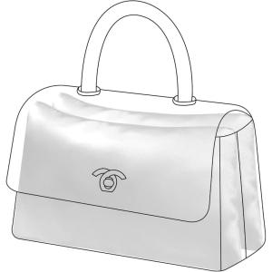 imageDGAZ Purse Pillow Insert for Chanel Coco Handle Bags Silky Pillow Shaper for Luxury HandbagsKonjac PurpleMiniWhite