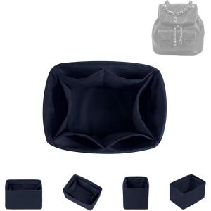 imageDGAZ Silk Purse Organizer Insert Fits Chanel Duma BagsSilky Smooth Bag OrganizerLuxury Handbag ampamp Tote ShaperBlack22A22C23C24P SmallBlue nuit