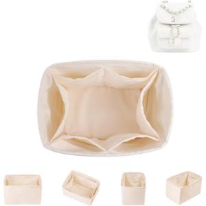 imageDGAZ Silk Purse Organizer Insert Fits Chanel Duma BagsSilky Smooth Bag OrganizerLuxury Handbag ampamp Tote ShaperBlack22A22C23C24P SmallCraie