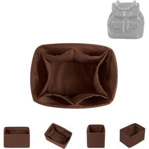 imageDGAZ Silk Purse Organizer Insert Fits Chanel Duma BagsSilky Smooth Bag OrganizerLuxury Handbag ampamp Tote ShaperBlack22A22C23C24P SmallGold