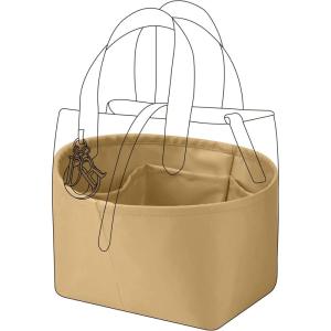 imageDGAZ Silk Purse Organizer Insert Fits Dior Toujours Vertical Tote BagsSilky Smooth Bag OrganizerLuxury Handbag ampamp Tote ShaperBiscuitSmallBiscuit